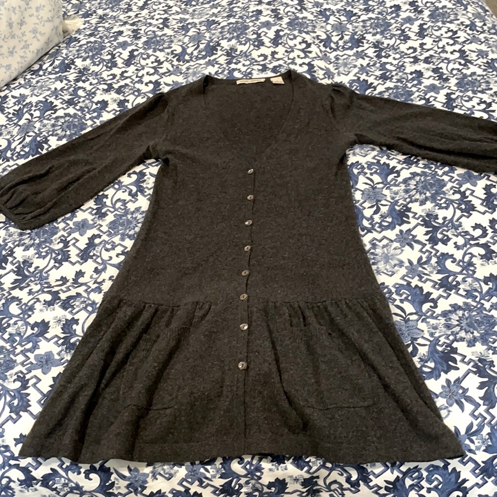 Autumn cashmere grey dress